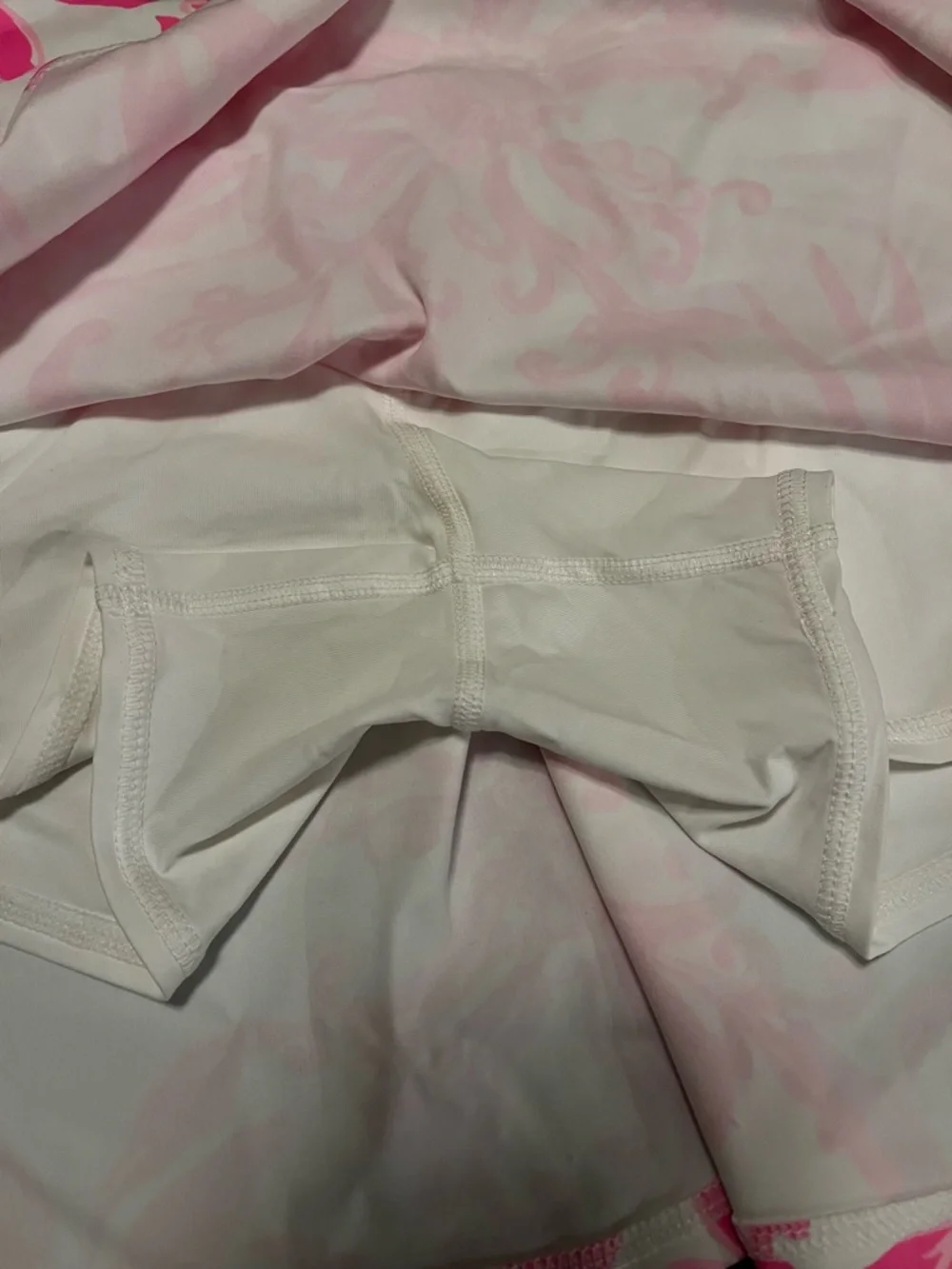 NWOT Lilly Pulitzer Luxletic Rousseau Pink GLISTEN IN THE SUN AILA Skort M - Picture 8 of 14